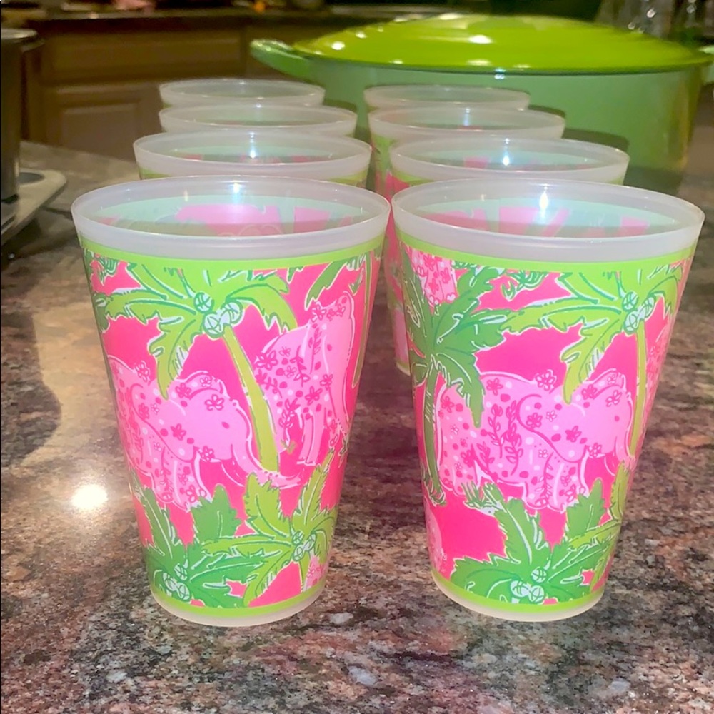 Lilly Pulitzer Plastic Cups